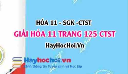 Giải Hóa 11 Chân trời sáng tạo trang 125